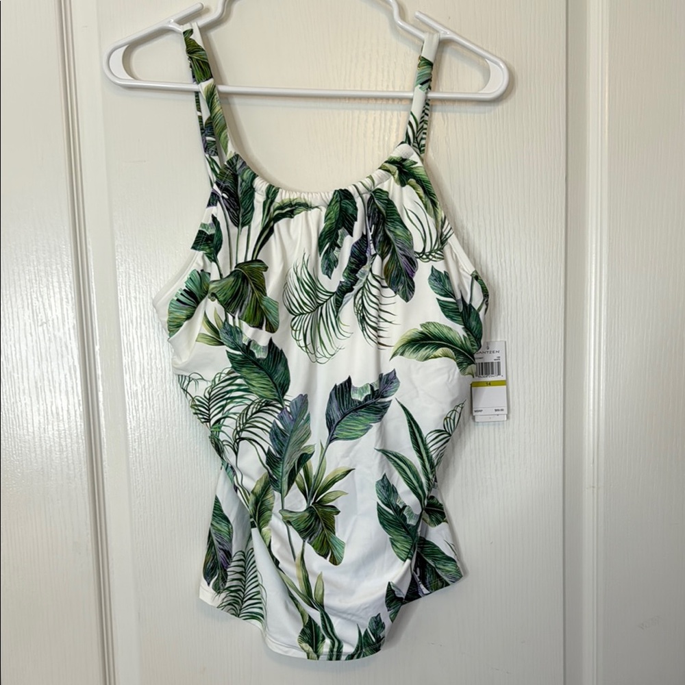 Jantzen Two Piece Tankini Swim Suit with Tummy Control Size 14 - Picture 3 of 16